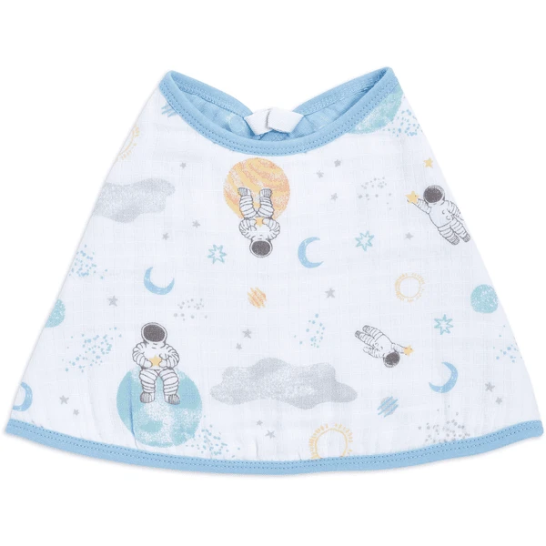 Aden + Anais™ Essential S Burpy Bip Katoen Mousseline Slabbetje Space Explore Rs - Afbeelding 4