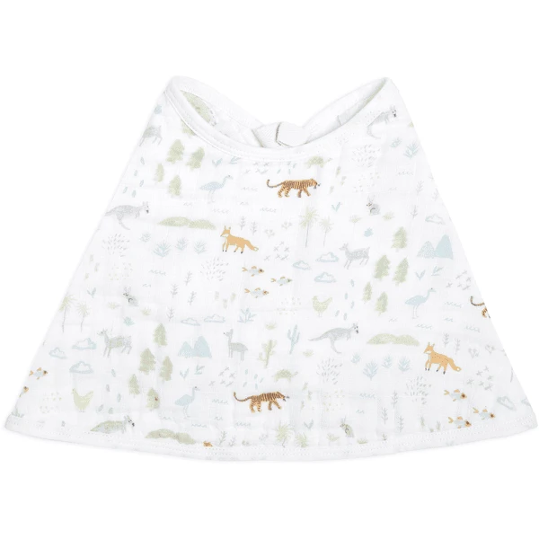 Aden + Anais™ Essential S Katoenen Mousseline Baby Slabbetje Voyage - Afbeelding 2