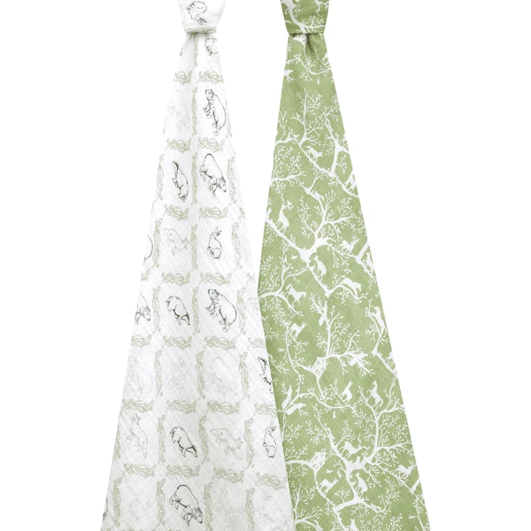 Aden +anais™ Musslin Puck Sling 2-pack Harmony - Afbeelding 2