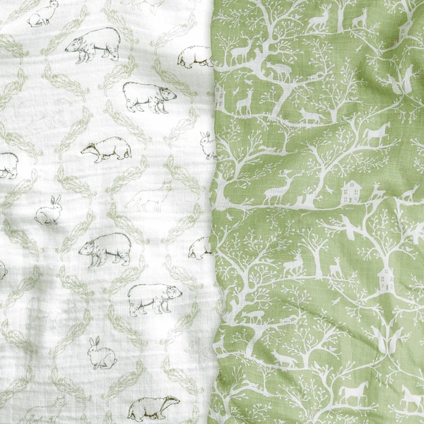 Aden +anais™ Musslin Puck Sling 2-pack Harmony - Afbeelding 3