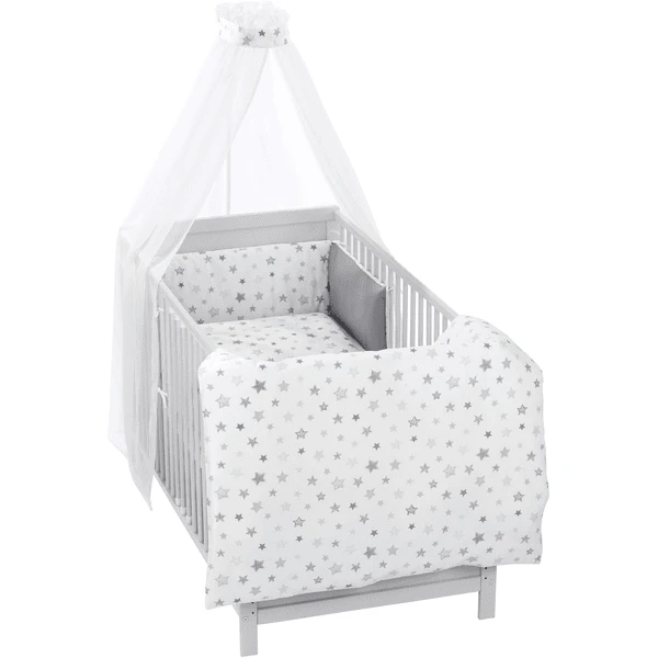 Alvi Bedset 3delig Star Zilvergrijs - Afbeelding 5
