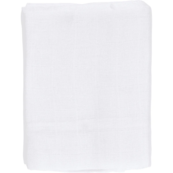 Alvi ® Gaasluiers Pak Van 10 Witte 80 X 80 Cm - Afbeelding 2