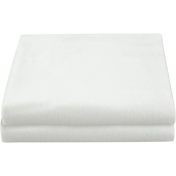 Alvi ® Molton Luiers 2-pack Wit 80 X 80 Cm - Afbeelding 2