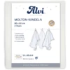 Alvi ® Molton Luiers 2-pack Wit 80 X 80 Cm