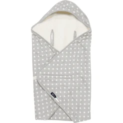 ALVI Omslagdeken Stars, Zilver, 80 X 80 Cm