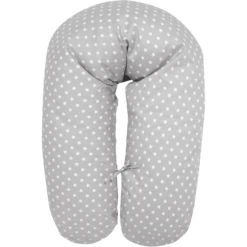 ALVI Voedingskussen Met Hoes Stars Zilver