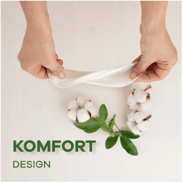 Always® Always Maandverband En Inlegkruisjes Cotton Protection Maandpakket, 96 Stuks (2 X 22 Maandverband + 52 Inlegkruisjes) - Afbeelding 3