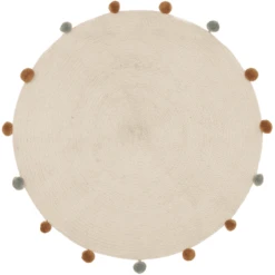 Atmosphera Kindertapijt Pompons