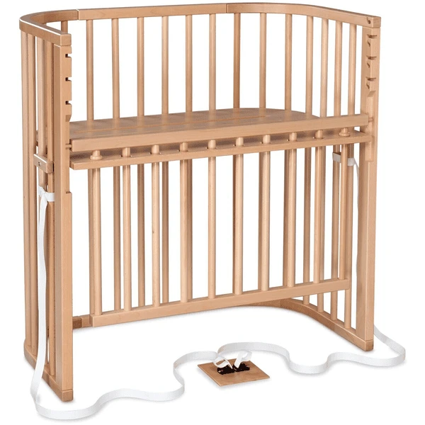 Babybay Boxspring Co-sleeper Comfort Plus Naturel Gelakt