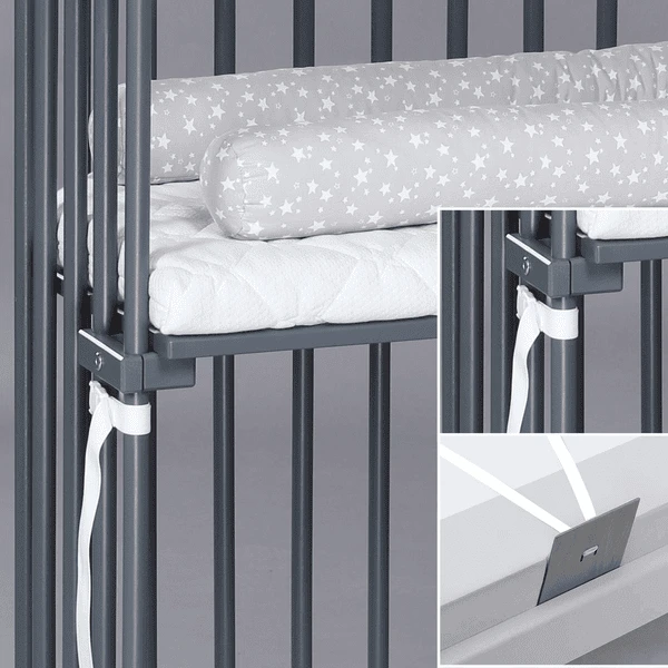 Babybay Co-sleeper Boxspring Grijs - Afbeelding 5