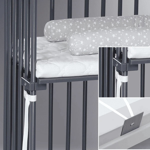 Babybay Co-sleeper Boxspring XXL Grijs - Afbeelding 5