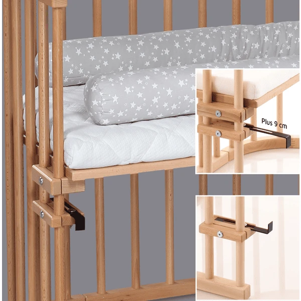Babybay Co-sleeper Maxi Natuur Gelakt - Afbeelding 4