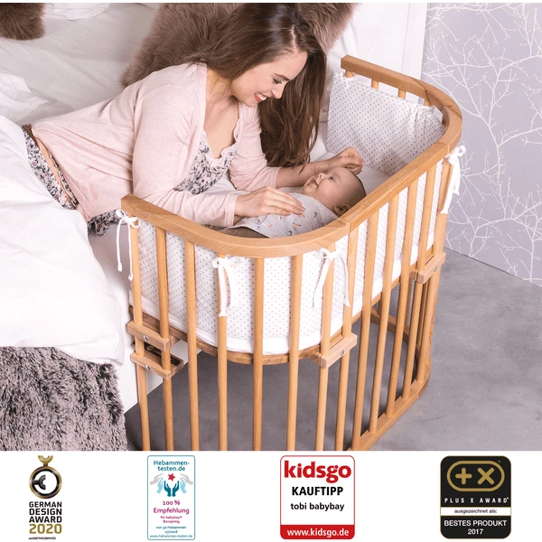 Babybay Co-sleeper Original Natuur Gëolied Extra Geventileerd - Afbeelding 2
