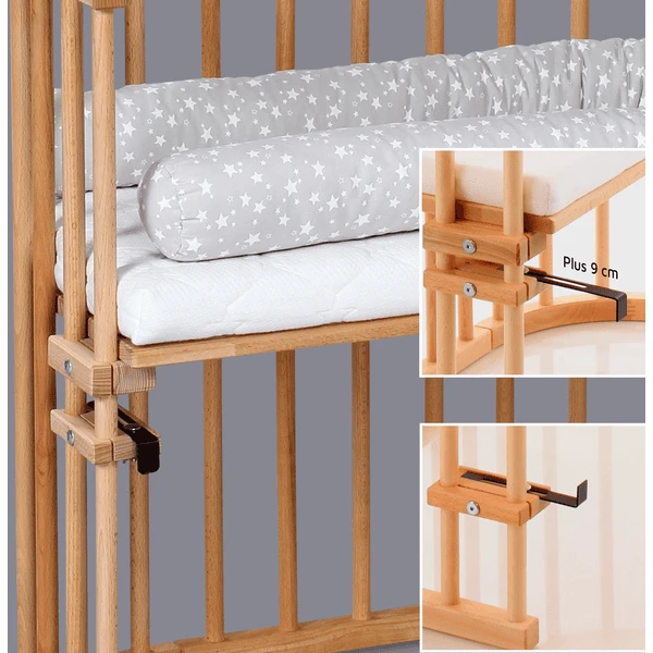 Babybay Co-sleeper Original Natuur Gëolied Extra Geventileerd - Afbeelding 4