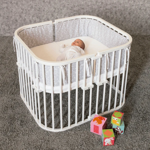 Babybay ® Koppelbekken Voor Box Geschikt Voor Model Original , Midi, Maxi En Boxspring Donkerbruin Gelakt - Afbeelding 4