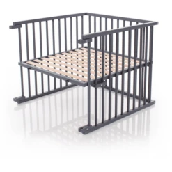 Babybay ® Ledikantombouwset Geschikt Voor Maxi En Boxspring Model, Leigrijs Gelakt