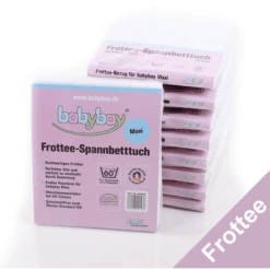 Babybay Maxi Hoeslaken Badstof/molton Wit