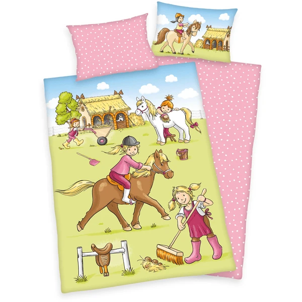 Babybest® Beddengoed Pony Farm GOTS 100x135 Cm - Afbeelding 3
