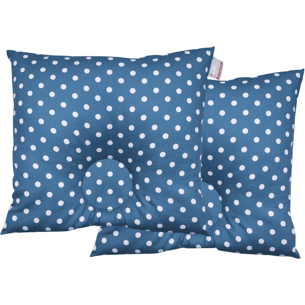 BabyDorm® Preventief Kussen EasyDorm Jonna Petrol Met Witte Stipjes - Afbeelding 3