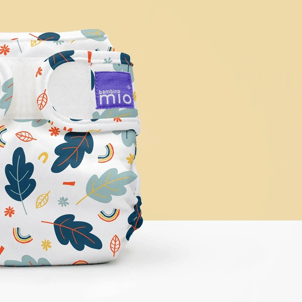 Bambino Mio Luier Overbroekje Mioduo, Kleurrijke Bladeren, Maat 1 (<9Kg) - Afbeelding 4