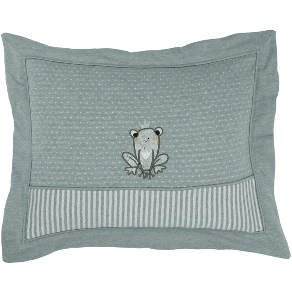 Be Be 's Collectie Knuffelkussen Kikker King 30x40 Cm