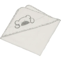 Be Be 's Collection Handdoek Met Capuchon Big Willi Grijs 80 X 80 Cm