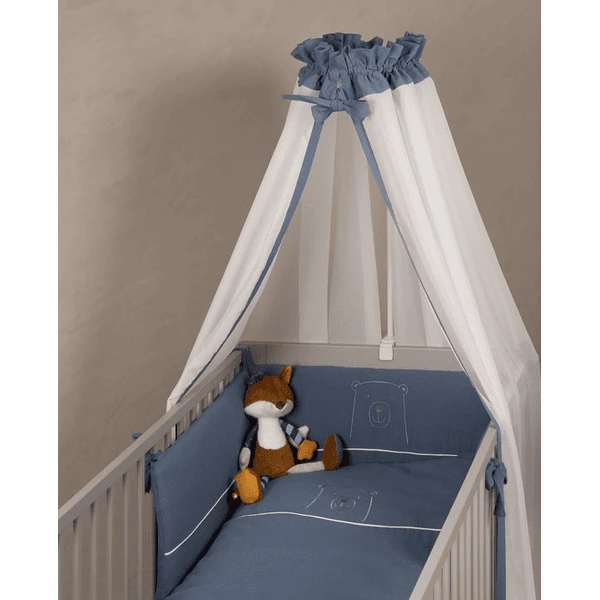 Be Be 's Collection Mousseline Nest Donkerblauw - Afbeelding 2