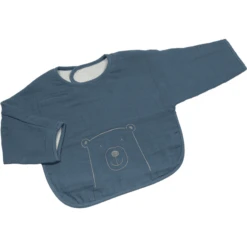 Be Be 's Collection Mousseline Slab Met Klittenband Donkerblauw