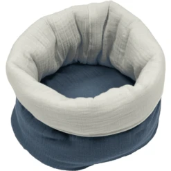 Be Be 's Collection Mousseline Verpleegmandje Donkerblauw
