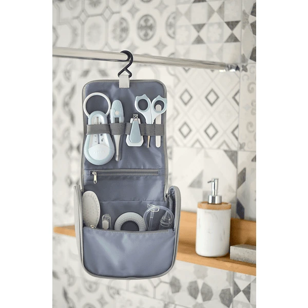 BEABA ® Hangende Toilettas Met 9 Accessoires - Groen-blauw - Afbeelding 2