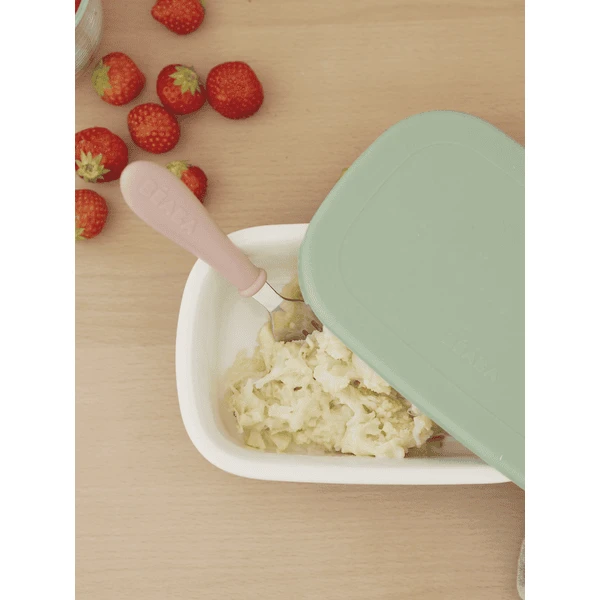 BEABA ® Keramische Lunchbox Mineraal/Zoutgroen - Afbeelding 3