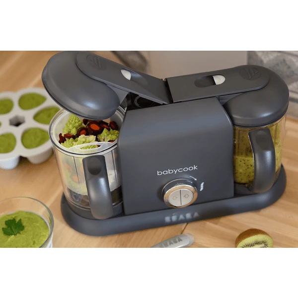 BEABA Keukenmachine Babycook ® Duo Donkergrijs - Afbeelding 4