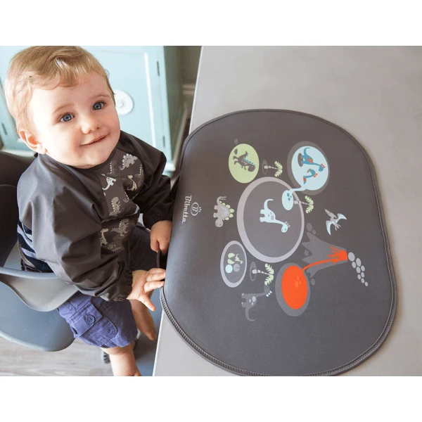 Bibetta Vierkant Set Neopreen Met Zakje Dinosaurus - Afbeelding 2