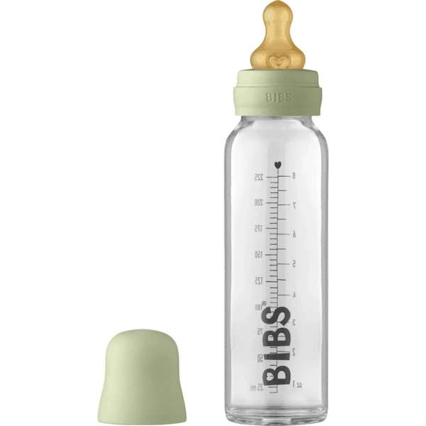 BIBS Babyflessen Compleet Set 225 Ml, Salie