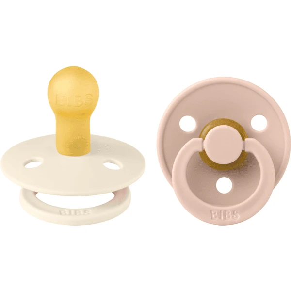 BIBS Fopspeen Colour Blush / Ivoor 0-6 Maanden, 2 St.