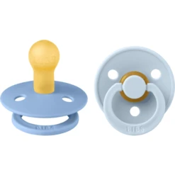 BIBS Fopspeen Colour Hemelsblauw / Babyblauw 0-6 Maanden, 2 St.