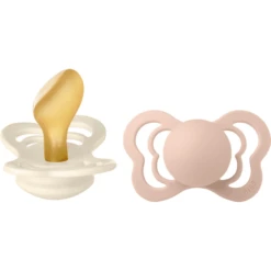 BIBS Fopspeen Couture Ivoor / Blush Latex 6-36 Mnd, 2 St.