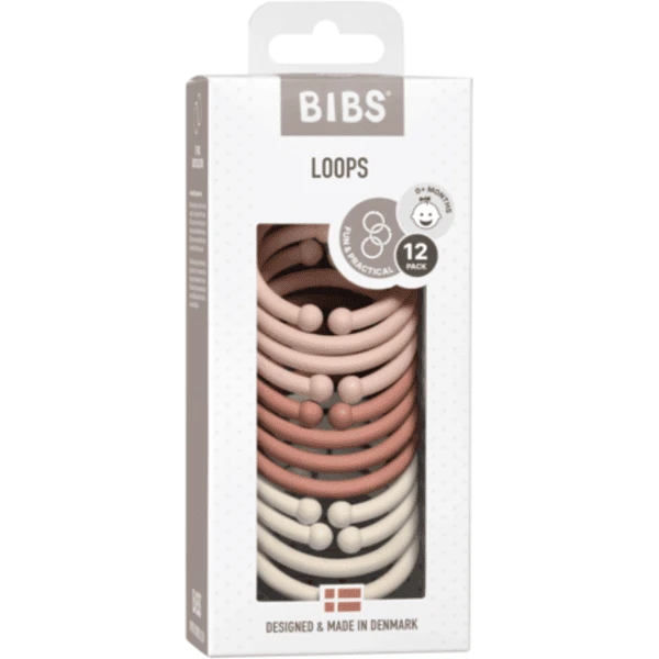 BIBS® Loops Blush /Woodchuck/Ivory 12 Stuks - Afbeelding 4