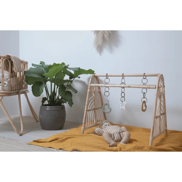 BIBS Loops Sand /Dark Oak/ Vanilla 12 Stuks - Afbeelding 2