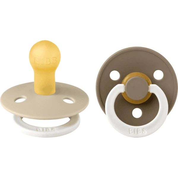 BIBS Soother Colour Donkere Eik / Vanille Night 0-6 Maanden, 2 St. - Afbeelding 5
