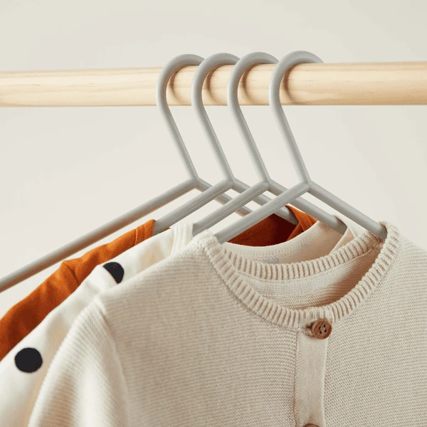 BIECO Kledinghangers 8 Stuks Grijs - Afbeelding 2