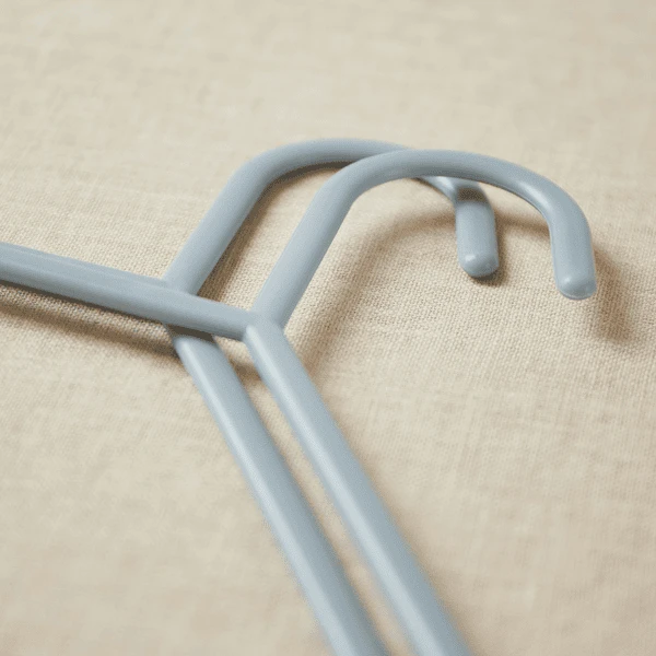 BIECO Kunststof Kleerhangers 8 Stuks Trend Blauw - Afbeelding 3