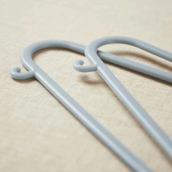 BIECO Kunststof Kleerhangers 8 Stuks Trend Blauw - Afbeelding 4