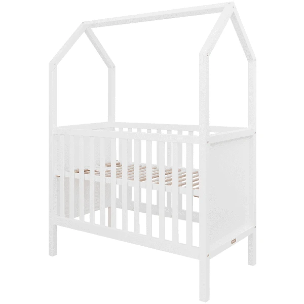 Bopita Babykamer Corsica / My First House 2-delig 60 X 120 Cm Wit Met Aankleedplateau - Afbeelding 3