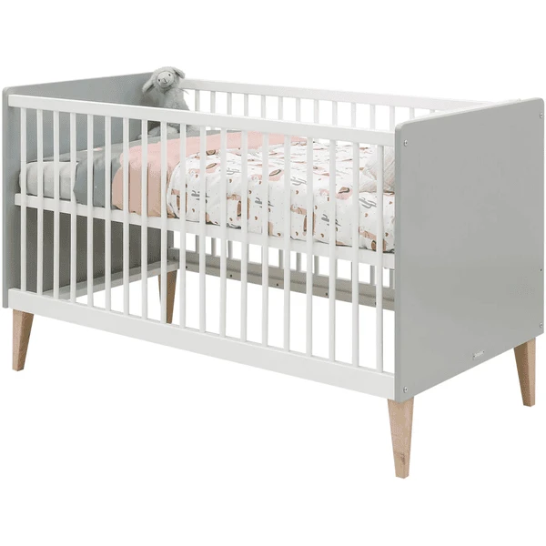 Bopita Babykamer Emma 3-delig 70 X 140 Cm Cabriolet Wit/grijs - Afbeelding 3