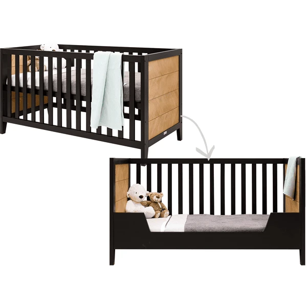 Bopita Babykamer Job 3-delig Meegroeikamer 70 X 140 Cm Vintage Honey Met Opzetstuk - Afbeelding 2