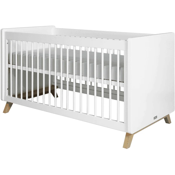 Bopita Babykamer Lynn 3-delig 70 X 140 Cm Wit / Natuur Met Commode - Afbeelding 3