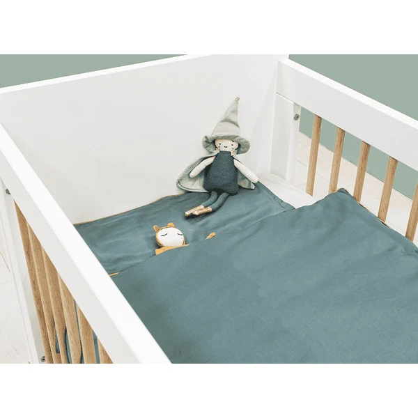 Bopita Babykamer Paris 3-delig 60 X 120 Cm Wit / Natuur Met Aankleedkussen - Afbeelding 4