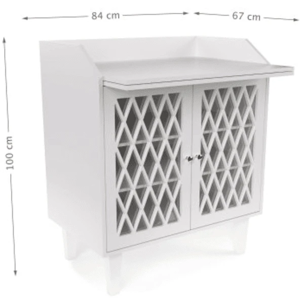 Cam Cam Copenhagen Cam Cam® COPENHAGEN Harlekijn Luiertafel Wit - Afbeelding 2