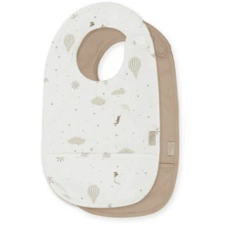 Cam Cam Copenhagen Cam Cam® COPENHAGEN Poly Slabbetje Met Zak 2 Pack Dream Land Bruin